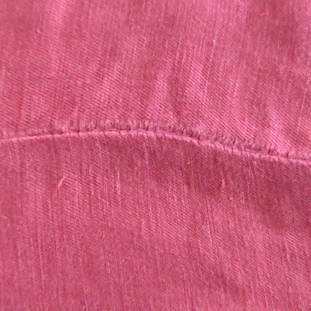 Pink J Crew Linen Blend Dress - Picture 6 of 6